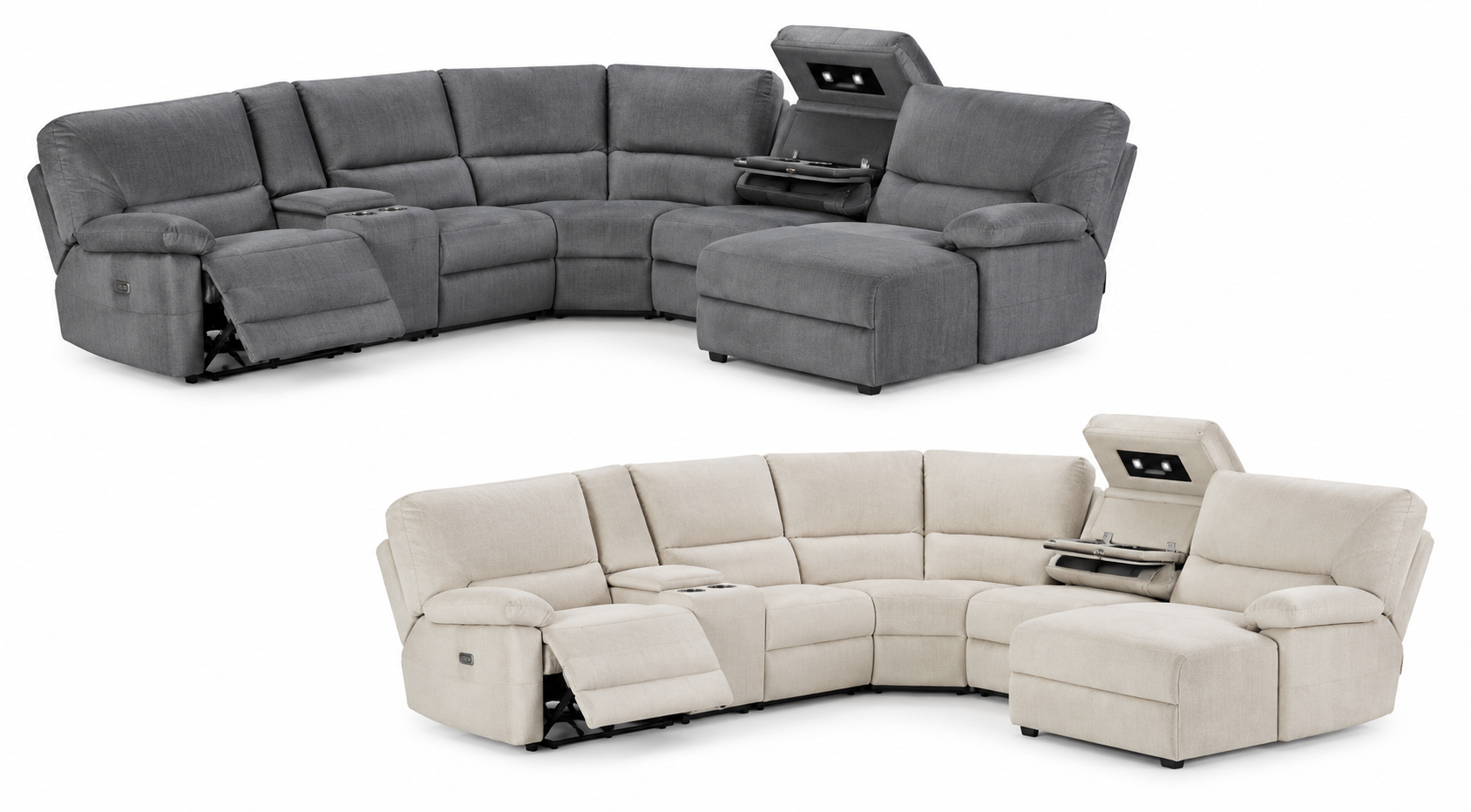 Kristy Electric Recliner Corner Sofa
