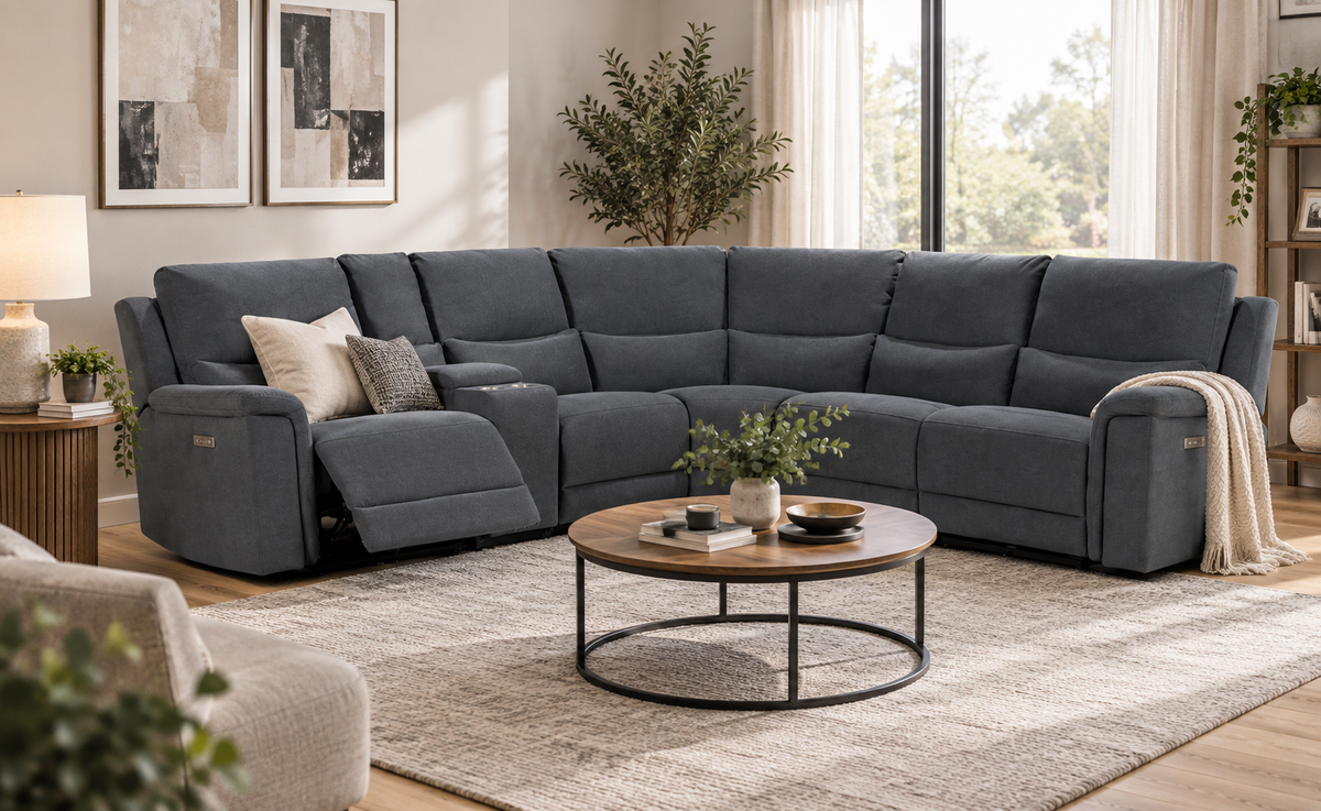 Lumara Electric Recliner Corner Sofa