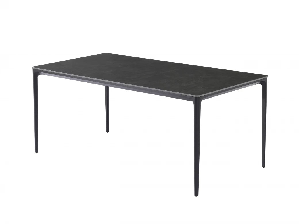Magnate Dining Table Grey Stone Ceramic