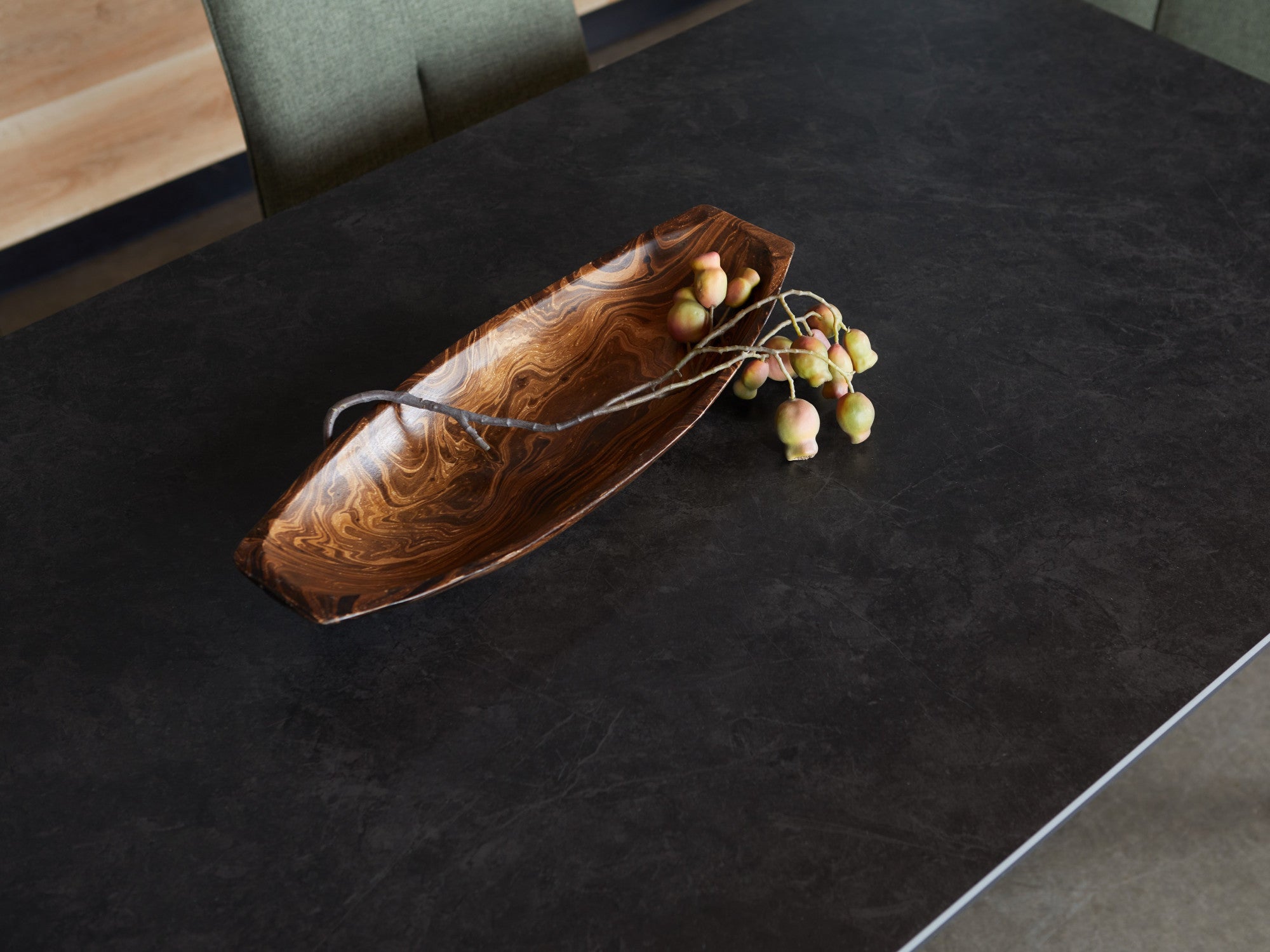 Magnate Dinig Table Grey Stone Ceramic