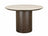 Sorrento Round Dining Table Bisque / Coffee
