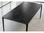 Magnate Dining Table Grey Stone Ceramic