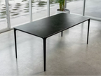 Magnate Dining Table Grey Stone Ceramic