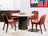 Sorrento Round Dining Table Bisque / Coffee