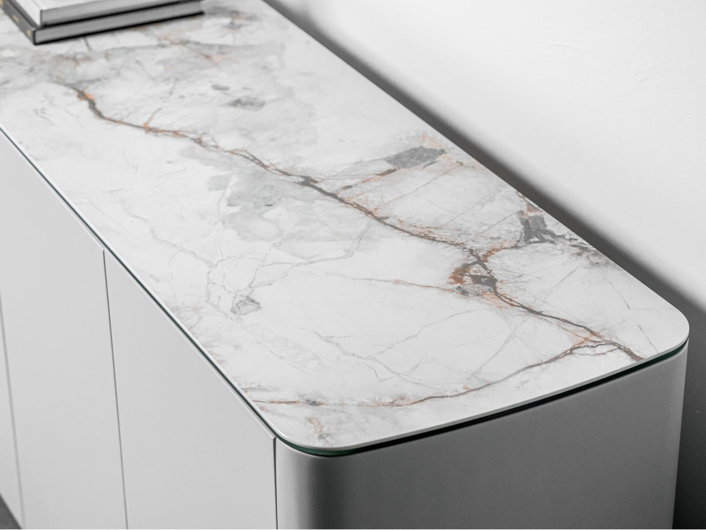 Messina Sideboard Milan White Marble