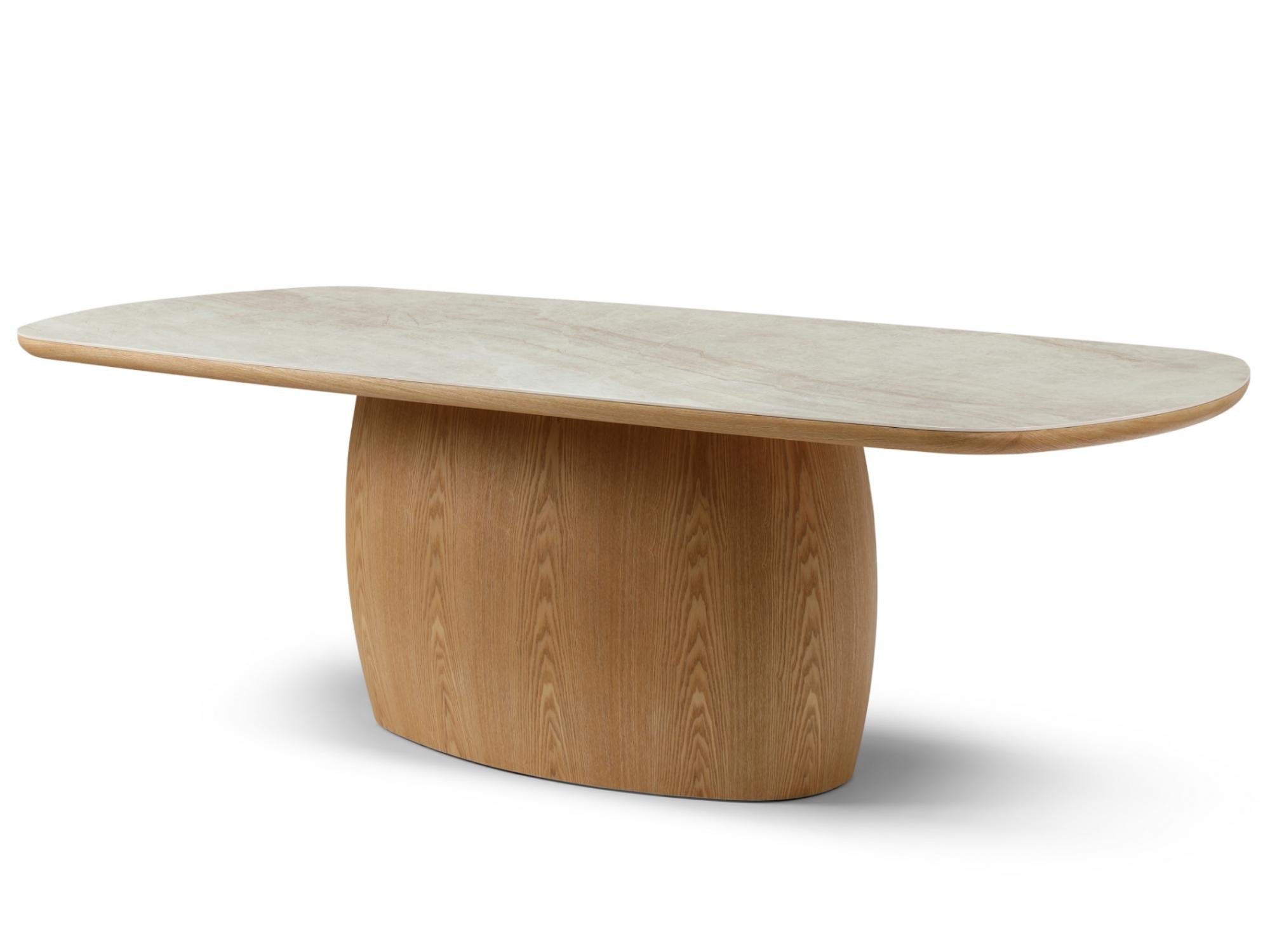 Byron Large Dining Table Taj Mahal / Natural