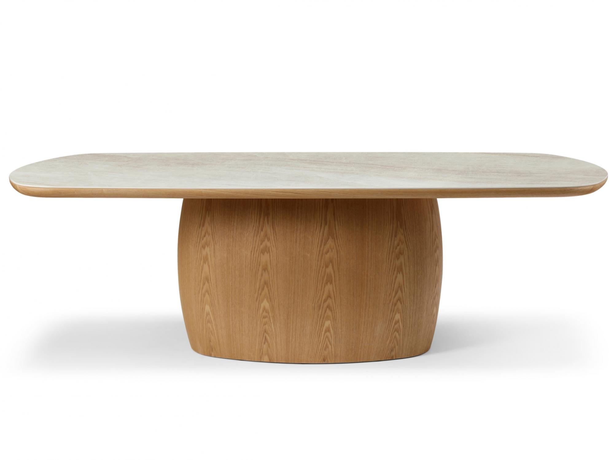 Byron Large Dining Table Taj Mahal / Natural