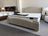 Luxury Leather Bed w/ Gas Lift