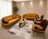 Bugatti Leather Sofa, 3+3+1+1 Seater Turkish