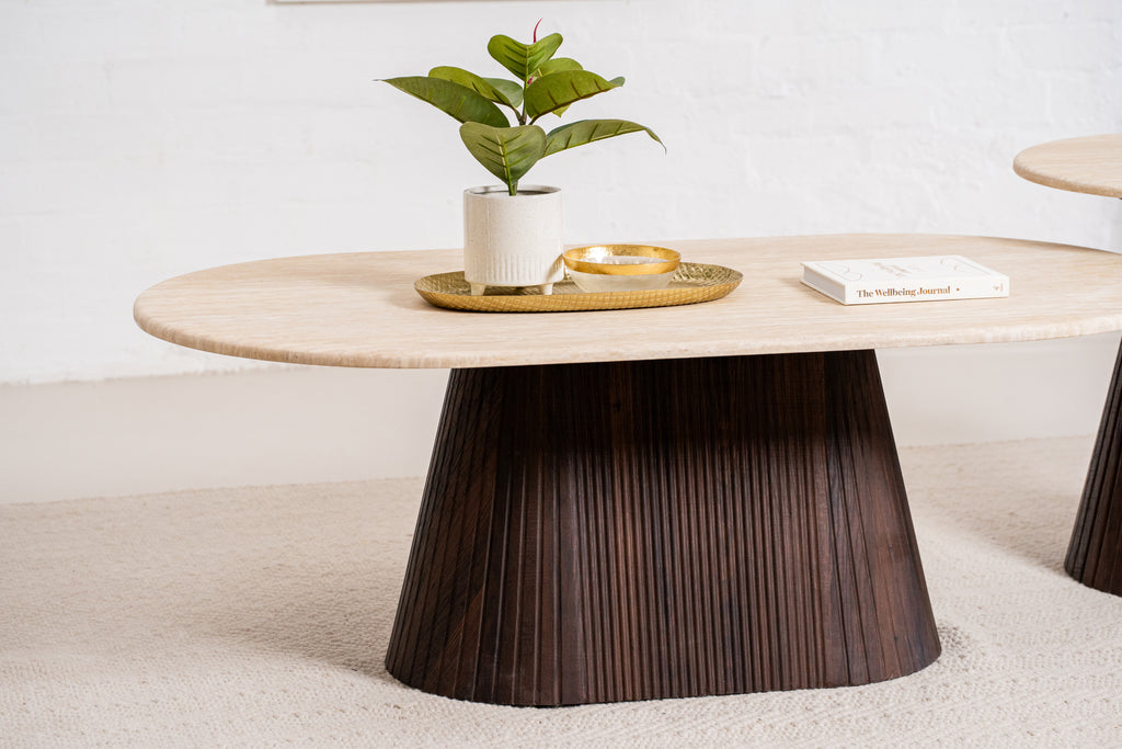 Crete Coffee Table Travertine