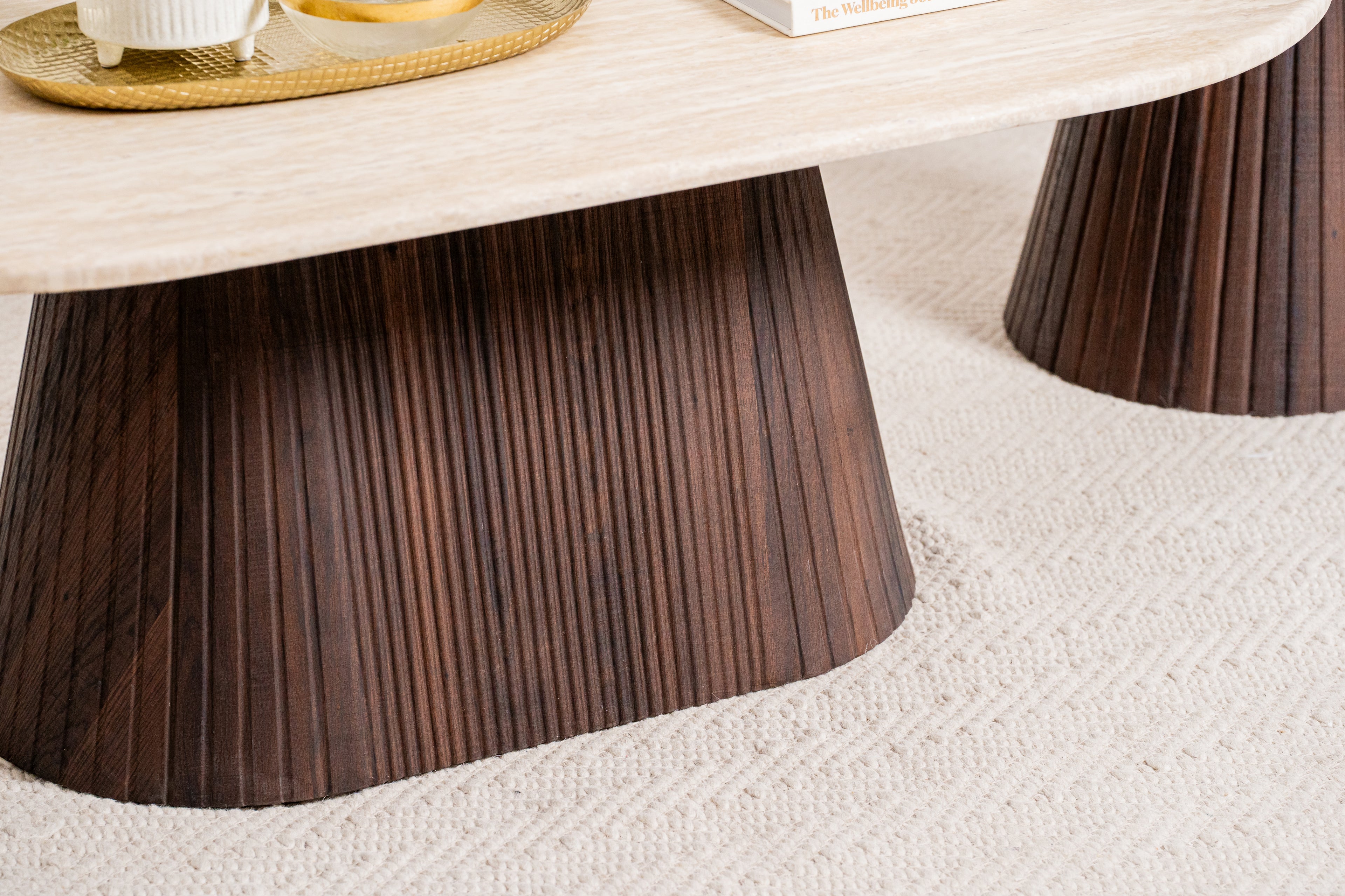 Crete Coffee Table Travertine
