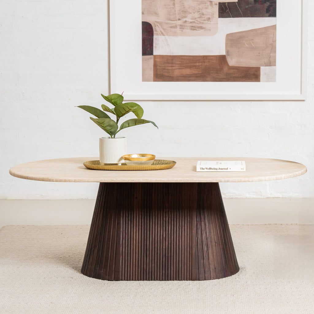 Crete Coffee Table Travertine
