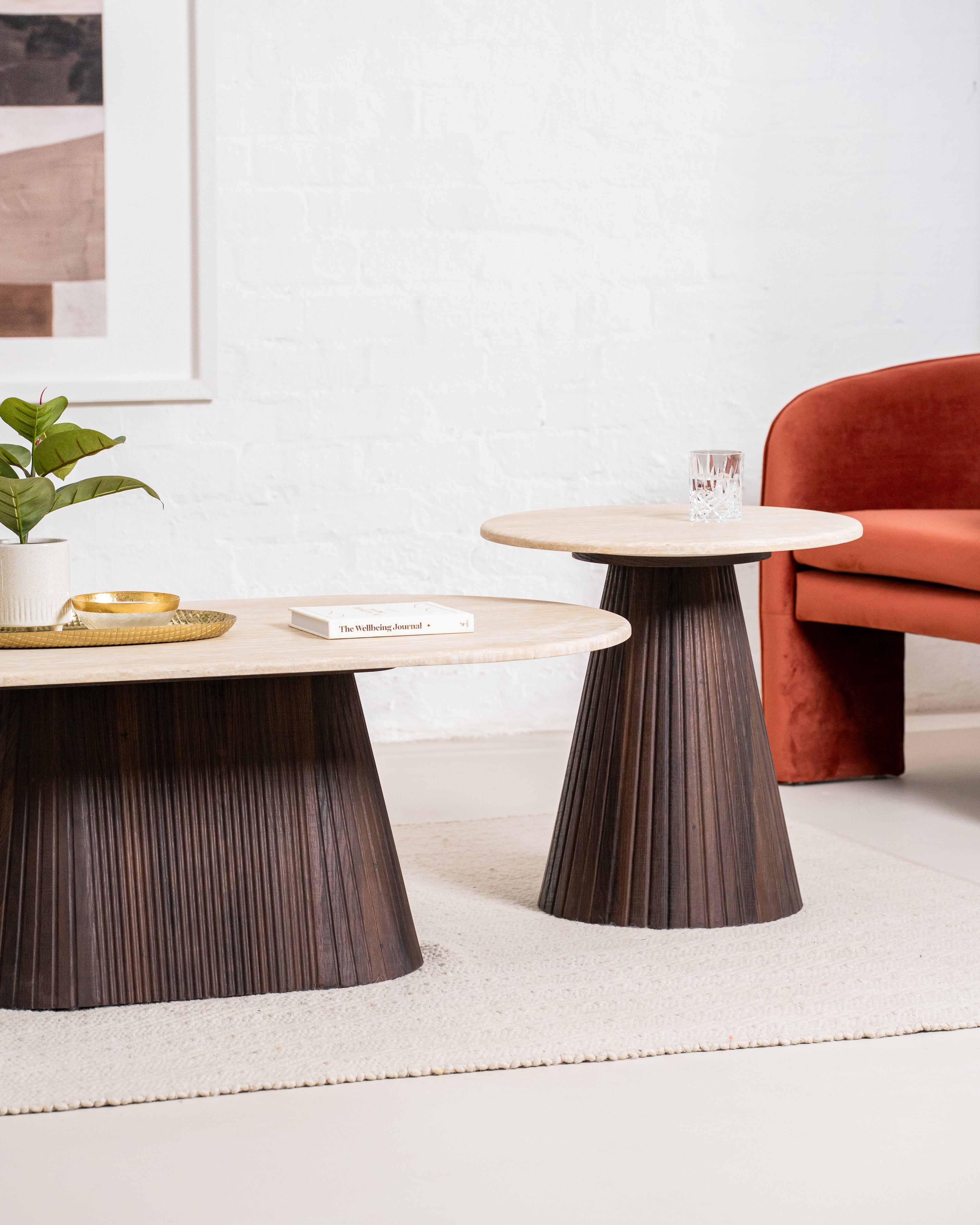 Crete Coffee Table Travertine