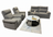 Clark Fabric Sofa, 3+1+1 Seater Recliner
