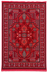 Red Lucky Matrix Rugs 12683