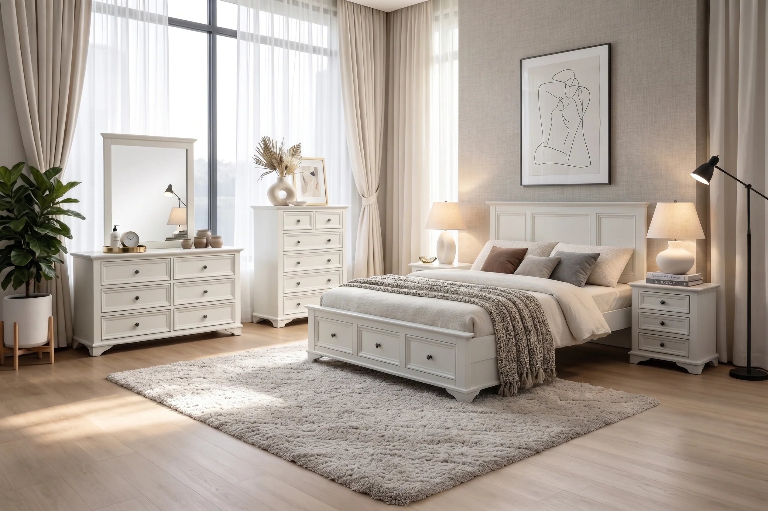 Deluxe Bed with Drawer