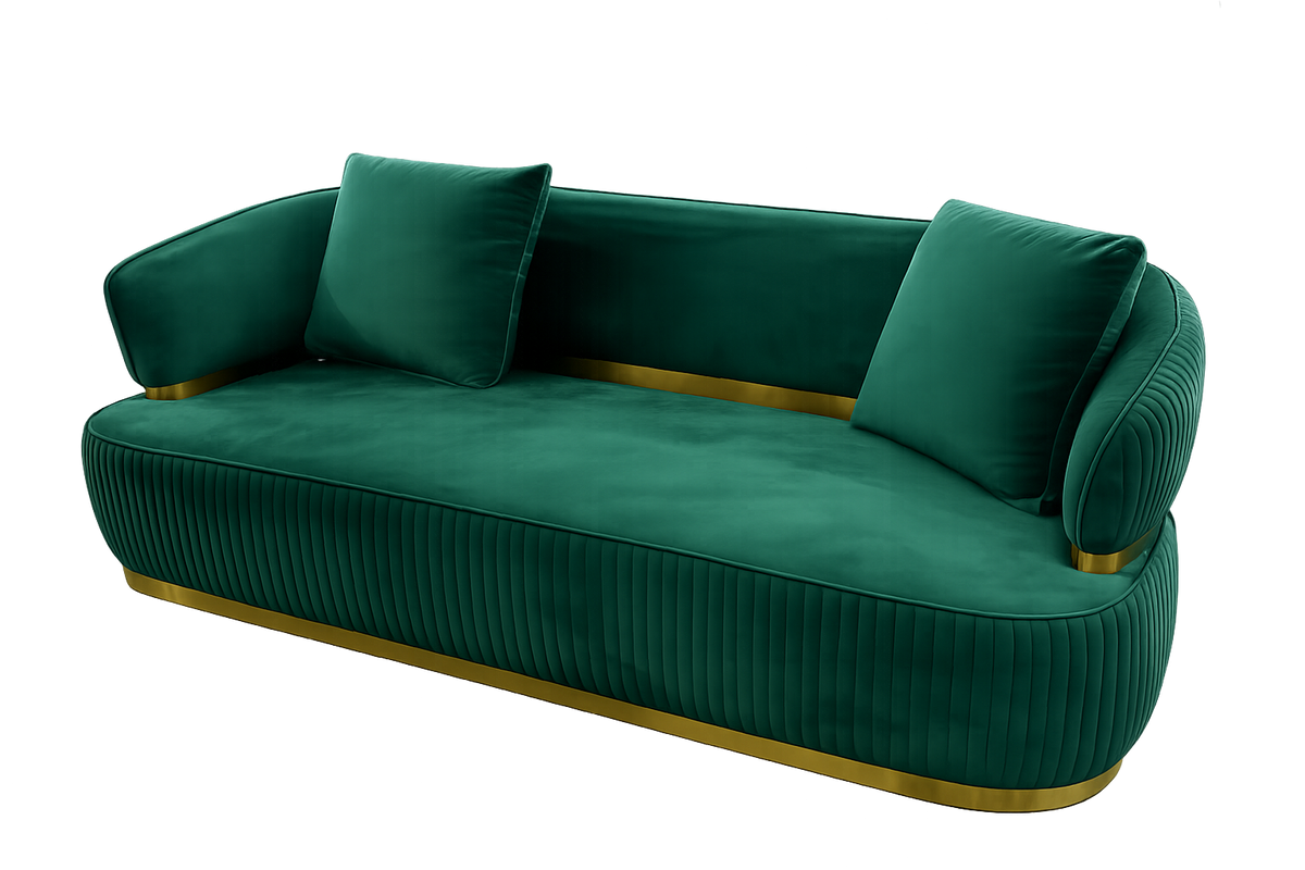 Hokaido Velvet Sofa, 3+3+1+1 Seater Turkish