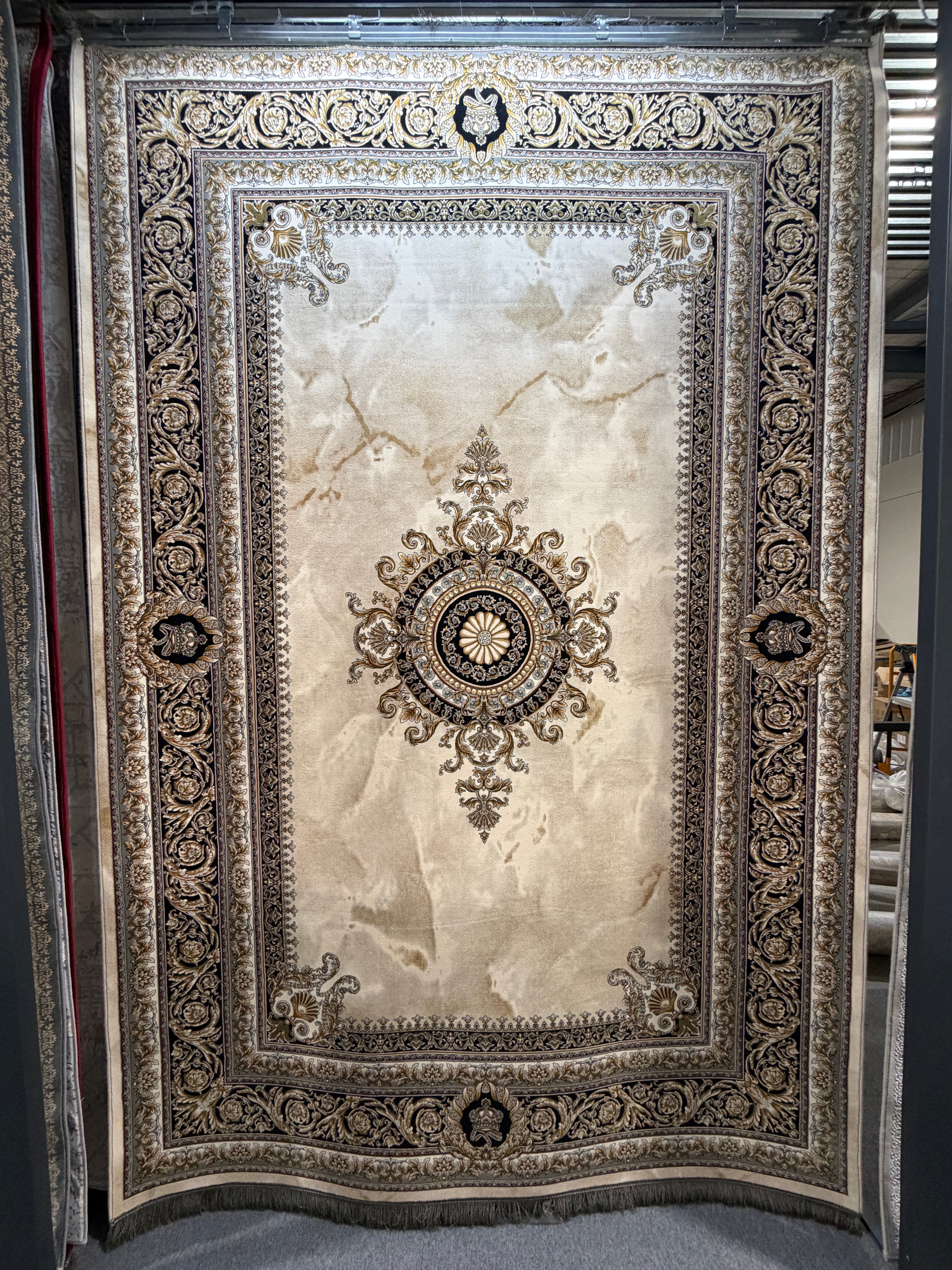 Cream Zhinus Rugs 12689