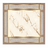 Ivory Marble Crystal Border Rug 19963