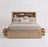 Lucas Bed 4 Drawer with Bookcase Headboard