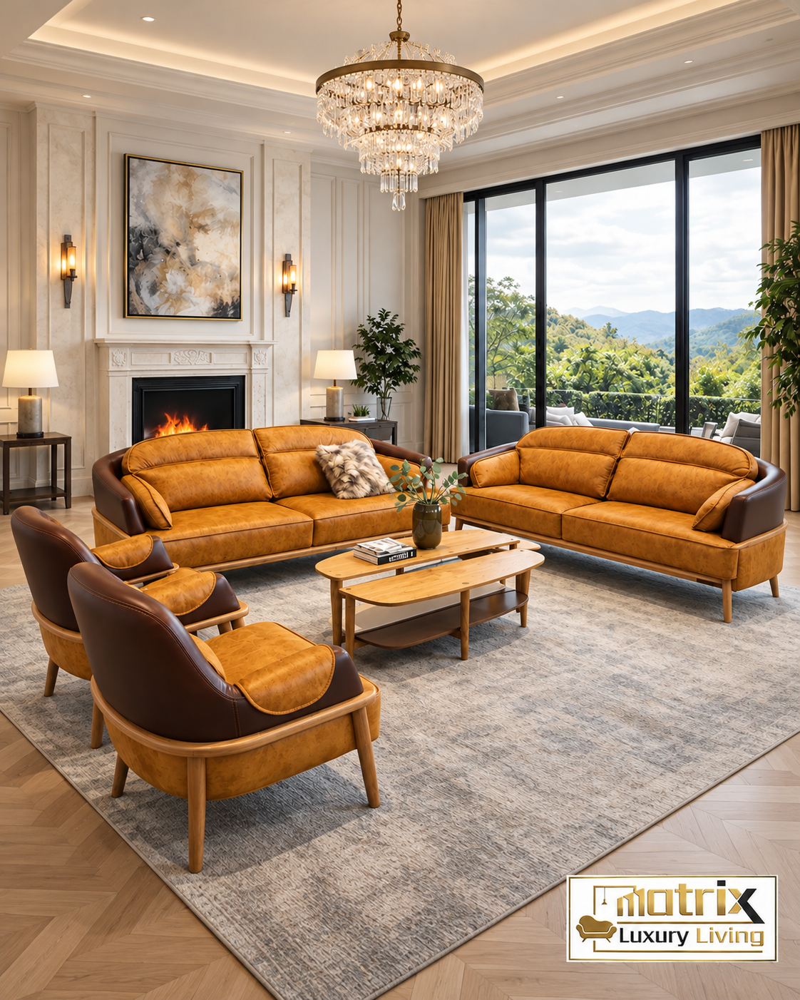 Bugatti Sofa Set