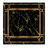 Luxury Black Marble Geometric Area Rug 19967