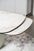 Messina Extension Dining Table Milan White Marble