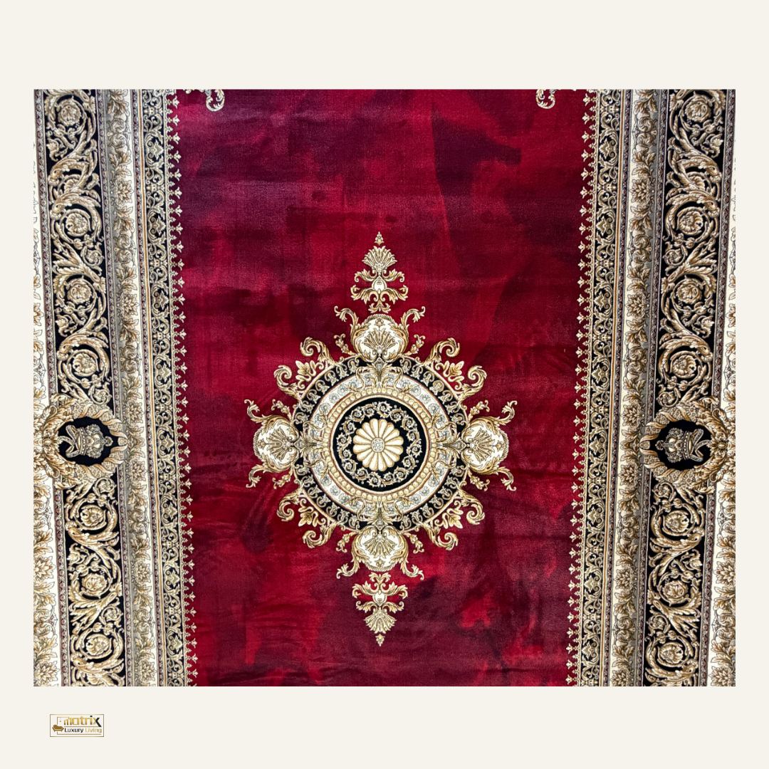 Red Zhinus Matrix Rugs 12667