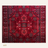Red Lucky Matrix Rugs 12683