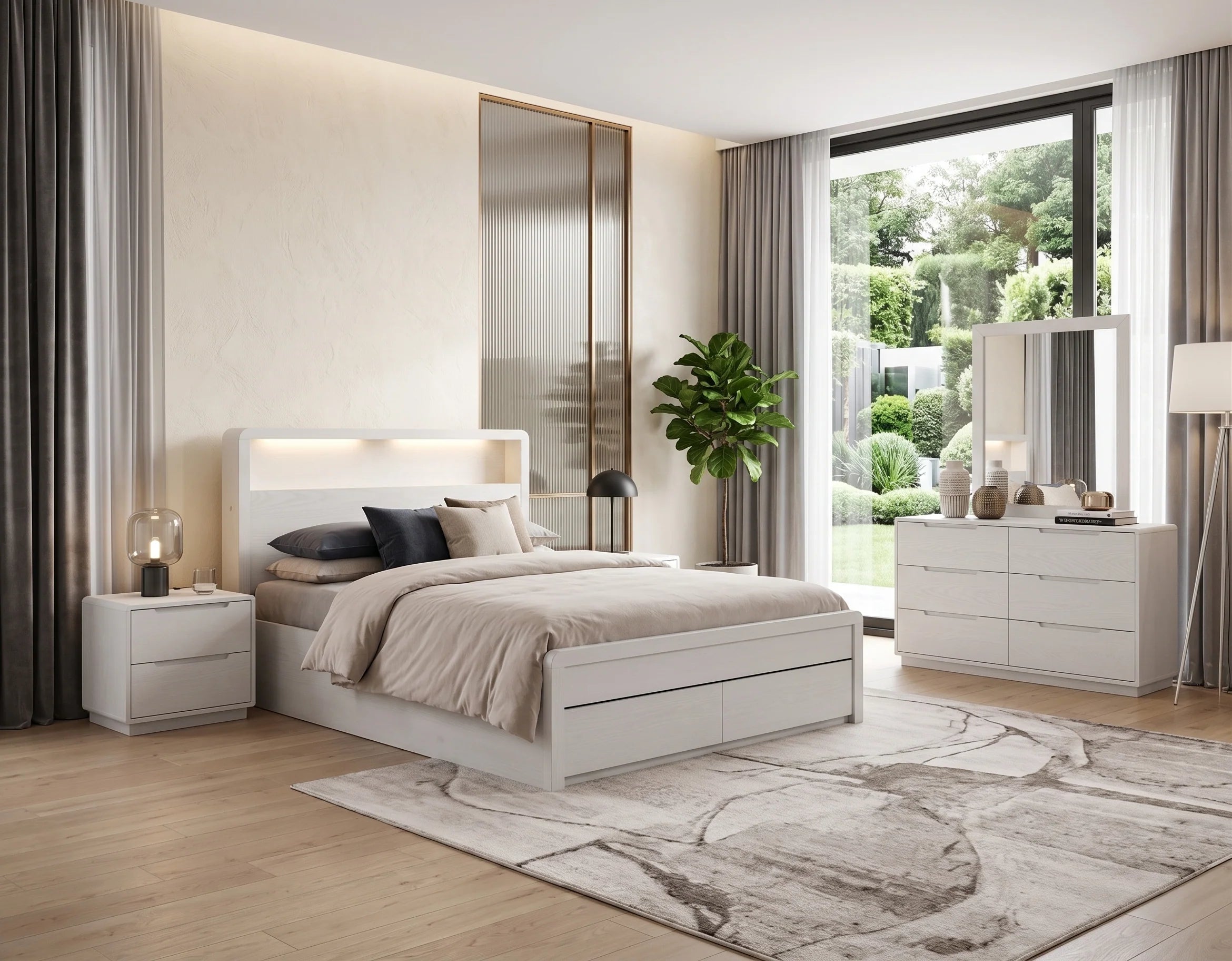 Mosman Bed Bookend Gas Lift