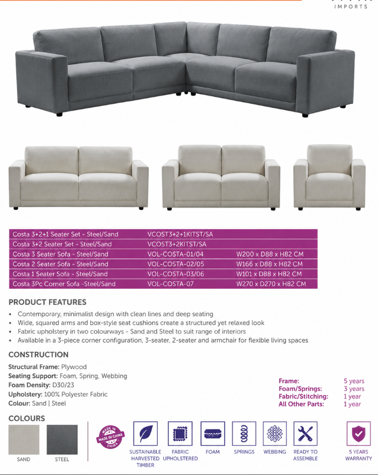 Costa Lounge Suite