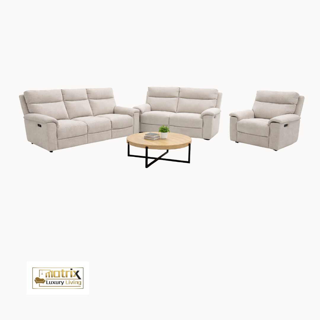 Vargo 3+2+1 Electric Recliner