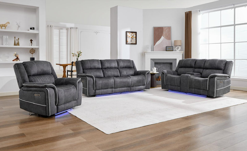 Electric Recliner Sofa Set