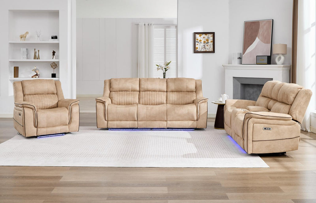 Electric Recliner Sofa Set