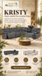 Kristy Electric Recliner Corner Sofa