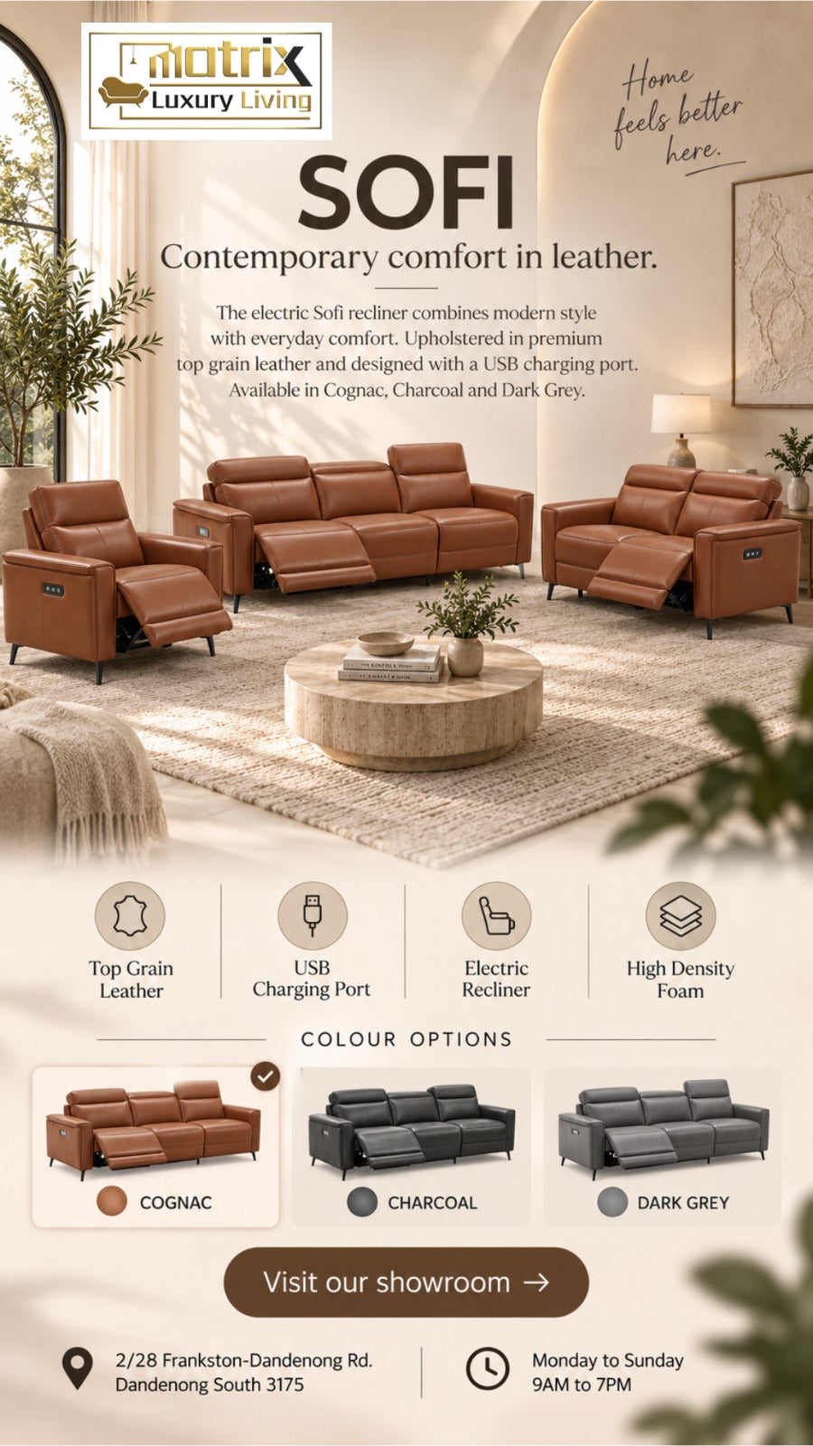 Sofi Recliner Sofa Set
