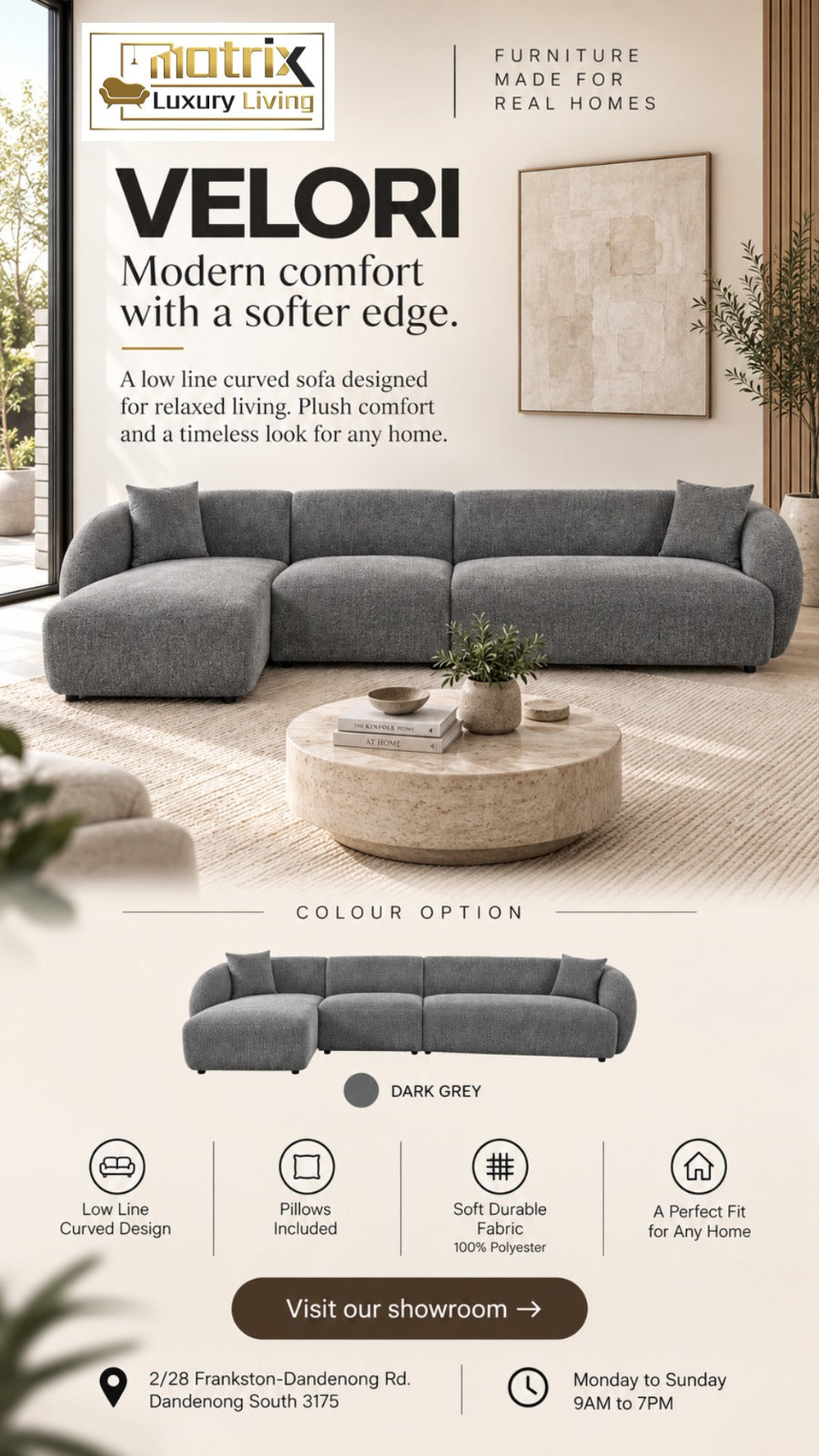 Velori Chaise Sofa