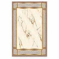Ivory Marble Crystal Border Rug  10pcs 19963, complete rug design in 200 x 300 cm proportions