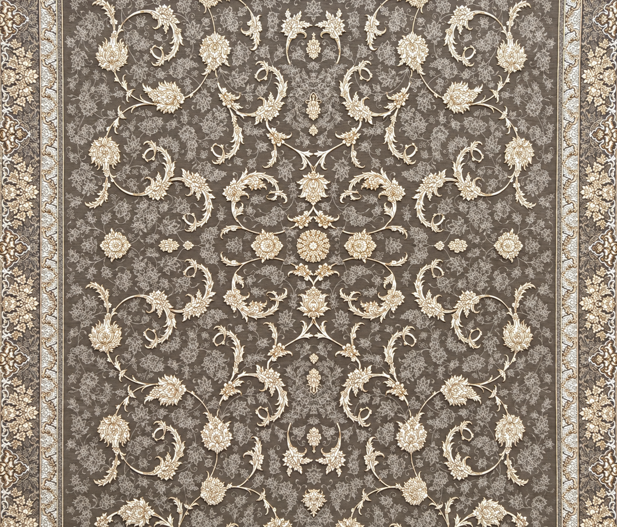 Matrix rug 12679 - cleaned close-up of the original rug pattern (detail view)