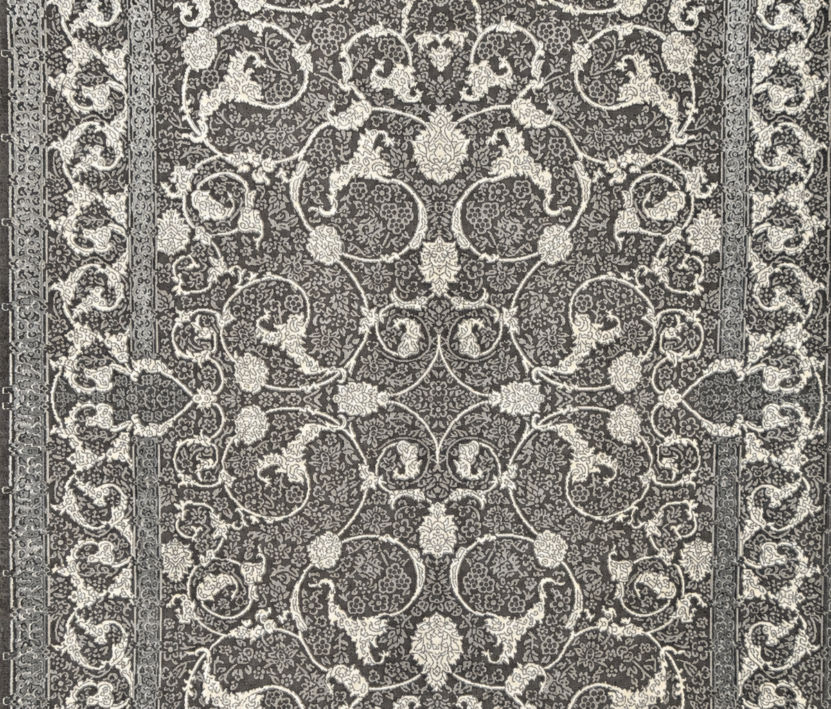 Matrix rug 12680 - cleaned close-up of the original rug pattern (detail view)