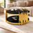 C1118 Glass Coffee Table in a contemporary living room