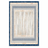 Navy Heritage Border Rug 10pcs 19885, complete rug design in 200 x 300 cm proportions