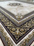 Cream Zhinus Rugs 12689