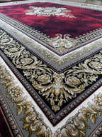 Red Zhinus Matrix Rugs 12667