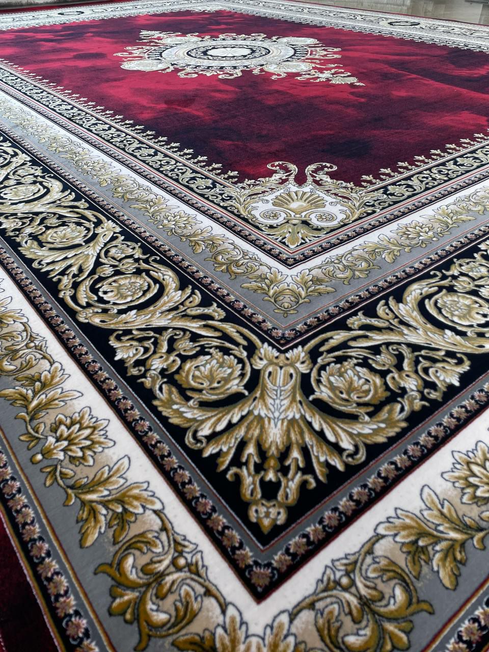 Red Zhinus Matrix Rugs 12667