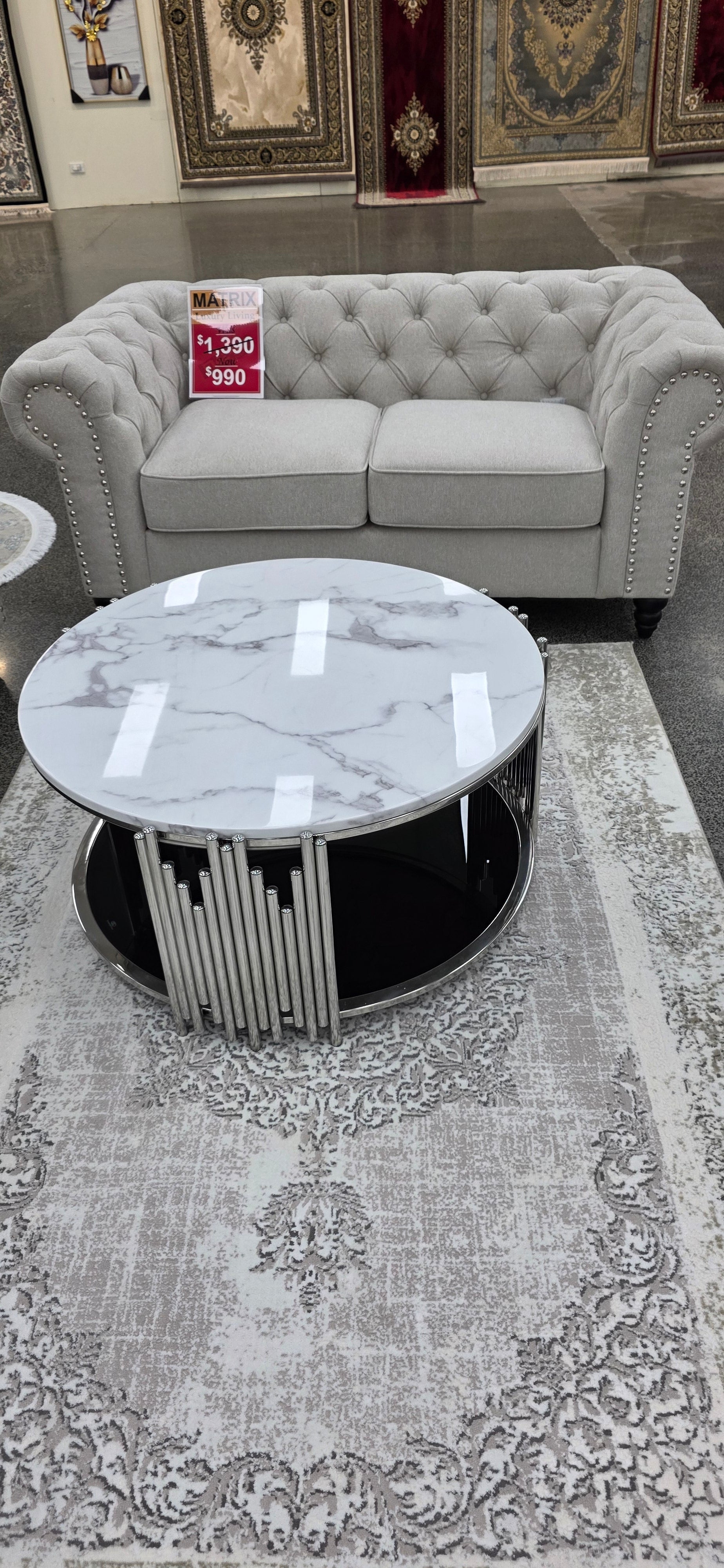 C1118 Glass Coffee Table