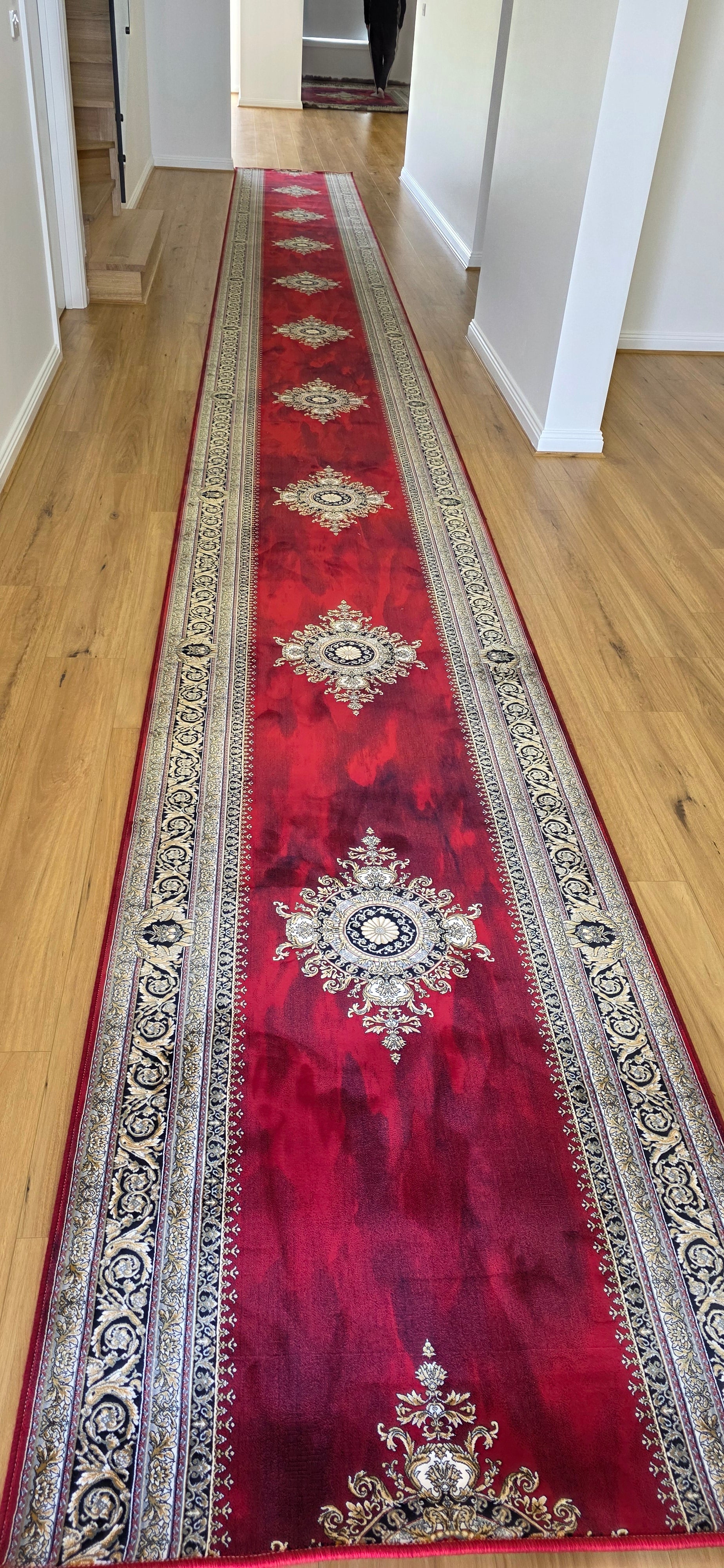 Red Zhinus Matrix Rugs 12667