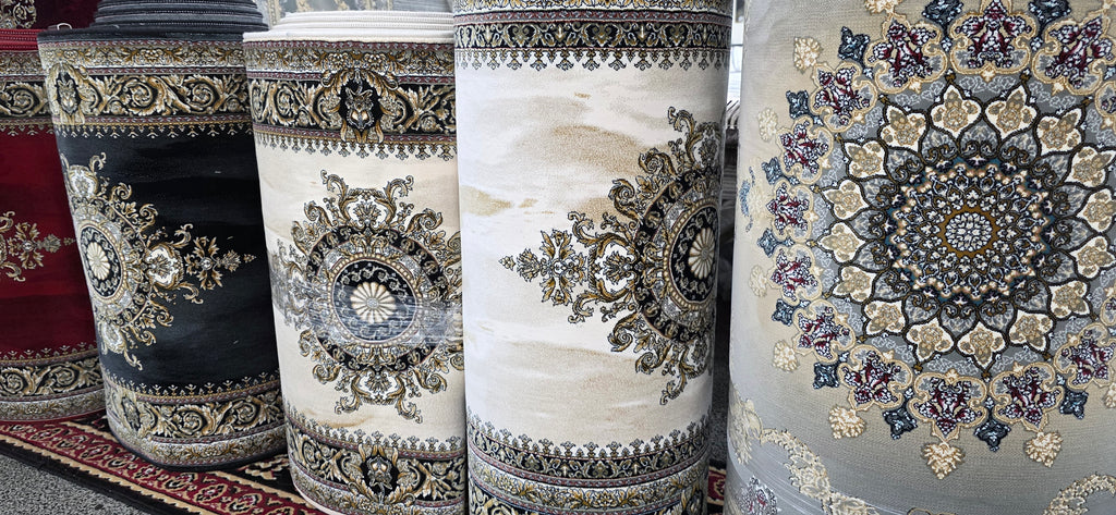 Cream Zhinus Rugs 12689