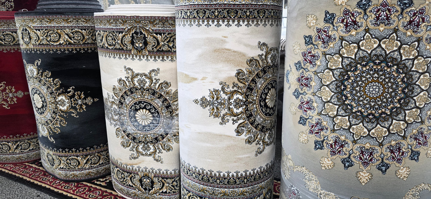 Cream Zhinus Rugs 12689