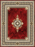 Red Zhinus Matrix Rugs 12667